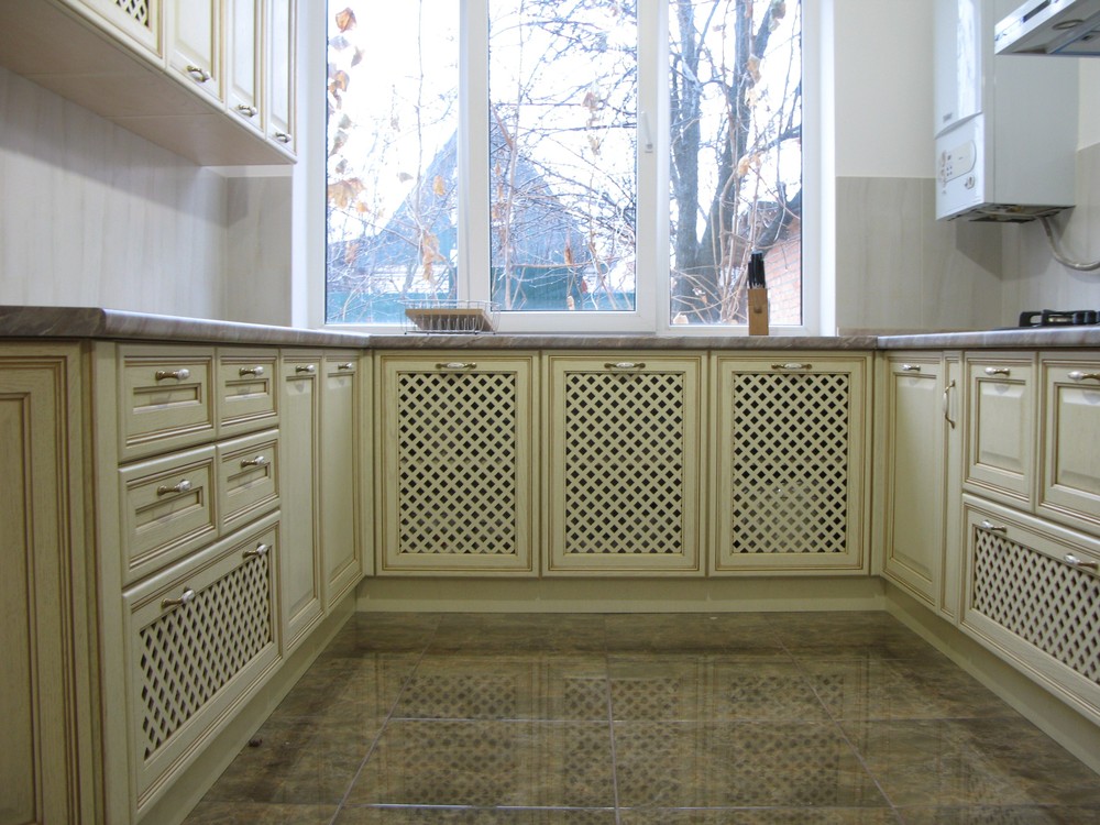 Белый кухонный гарнитур-Кухня МДФ в ПВХ «Модель 273»-фото4