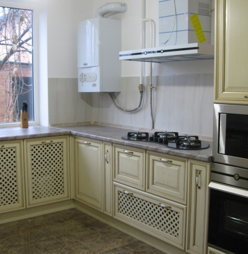 Белый кухонный гарнитур-Кухня МДФ в ПВХ «Модель 273»-фото8